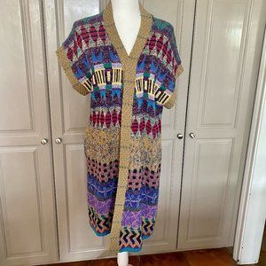 Vintage Hand Loomed Free Form Sweater by Renata Z